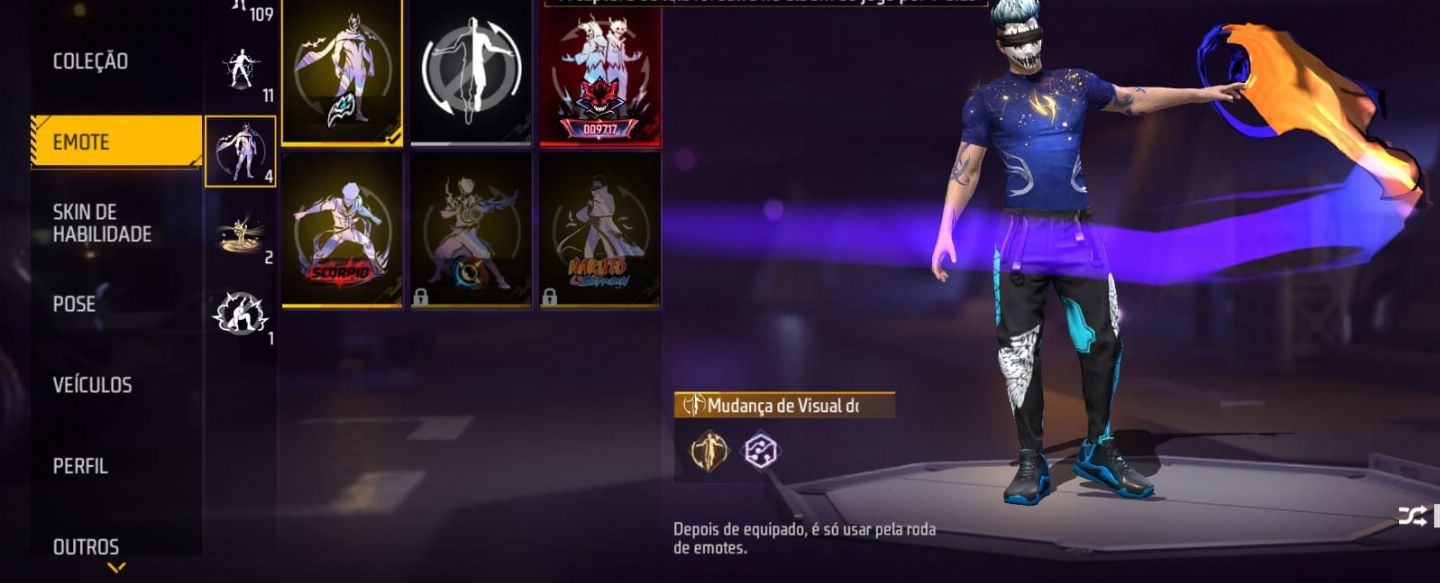 Conta de FF PRIME 8