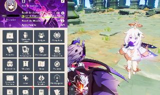 CONTA GENSHIN AR60 VÁRIOS PERSONAGENS E ARMAS BUILDADAS