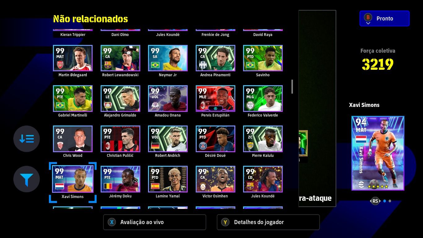 Conta eFootball steam