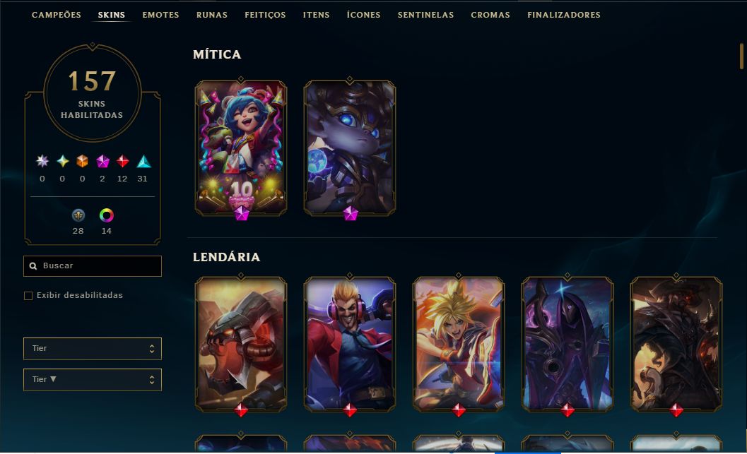 LOL BR 157 SKINS | RIVEN 2012 | ANNIE VERSÁRIO | POPPY HEXTECH | 2 ULTIMATES