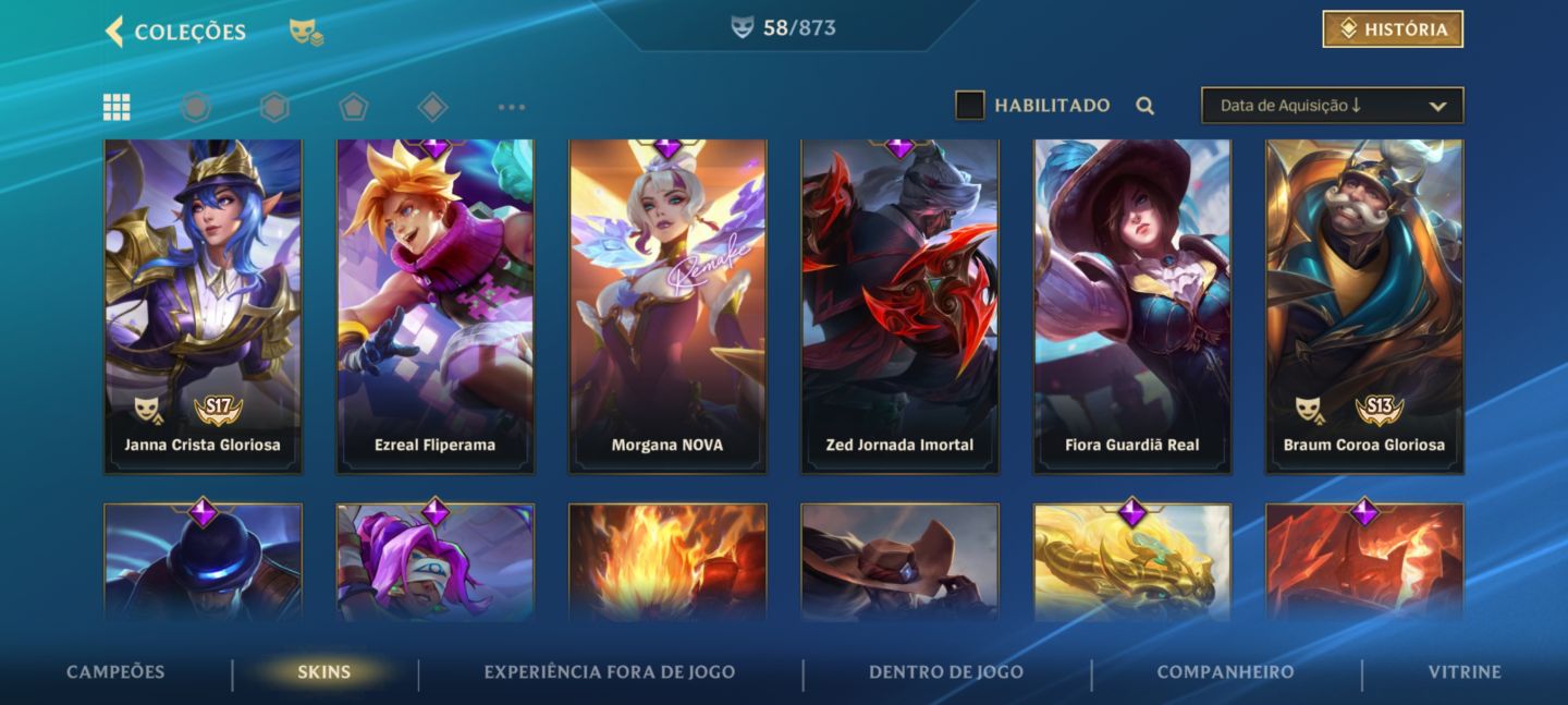 Conta de Wild Rift boa pra iniciantes