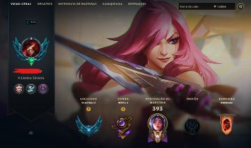 CONTA LEAGUE OF LEGENDS MAIN KATARINA E IRELIA - 89 SKINS HABILITADAS
