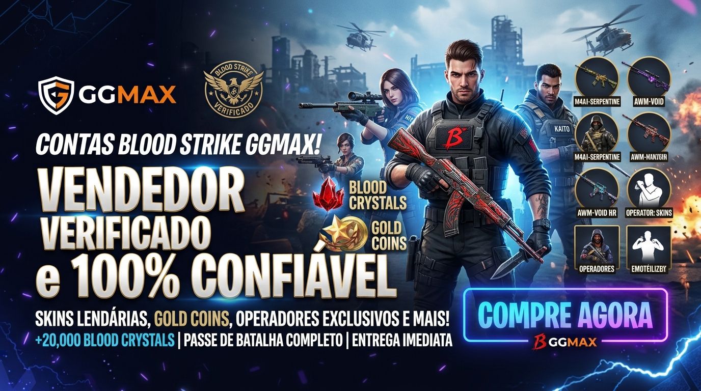 CONTA BLOOD STRIKE!!! RANQUE LENDA E DIVERSAS SKINS