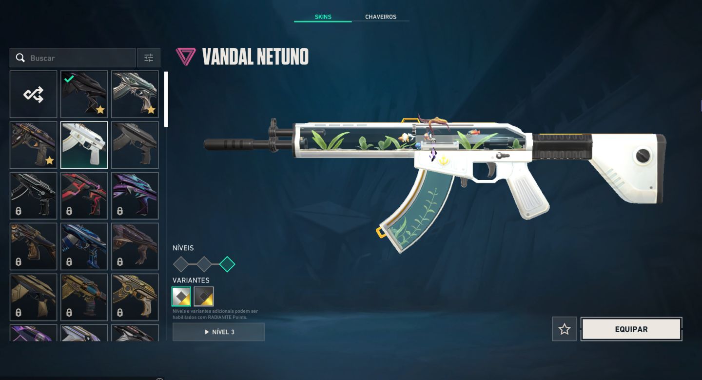 COnta Valorant, 2 skin de faca e muito mais