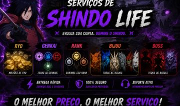 SHINDO LIFE | SERVIÇOS [UP RÁPIDO E SEGURO]