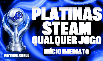 PLATINA DE JOGOS STEAM 100%/TODAS AS CONQUISTAS/QUALQUER JOGO/PROMOÇÃO!