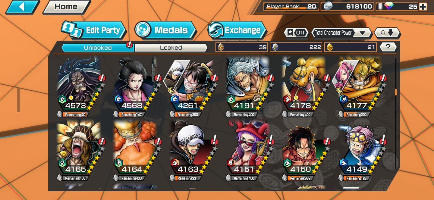 Conta one piece Bounty Rush