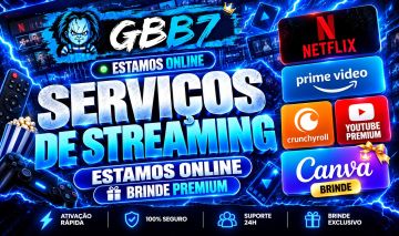 NETFLIX, CRUNCHYROLL, YOUTUBE PREMIUM, PRIME MELHOR PREÇO | SUPORTE RÁPIDO