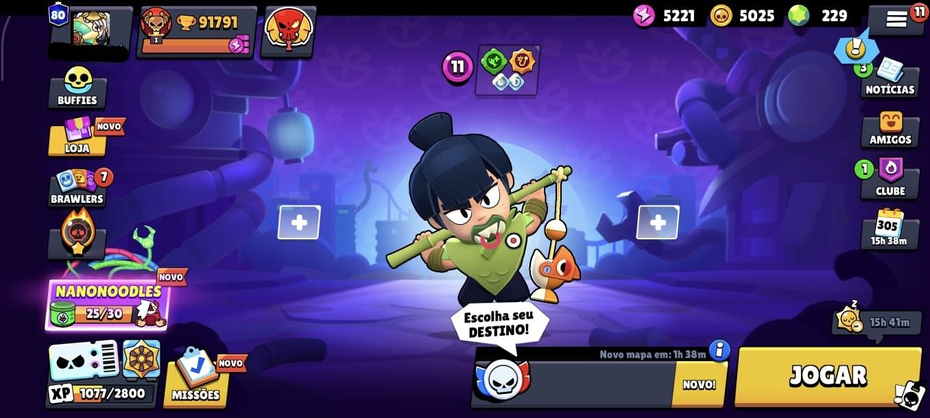Conta no Brawl Stars 92k Mestre Muitas Skins