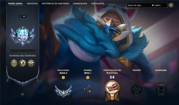 SKIN URGOT PIJAMINHA ESTELAR ( CONTA QUASE NO OURO ) TROCA NICK DISPONÍVEL