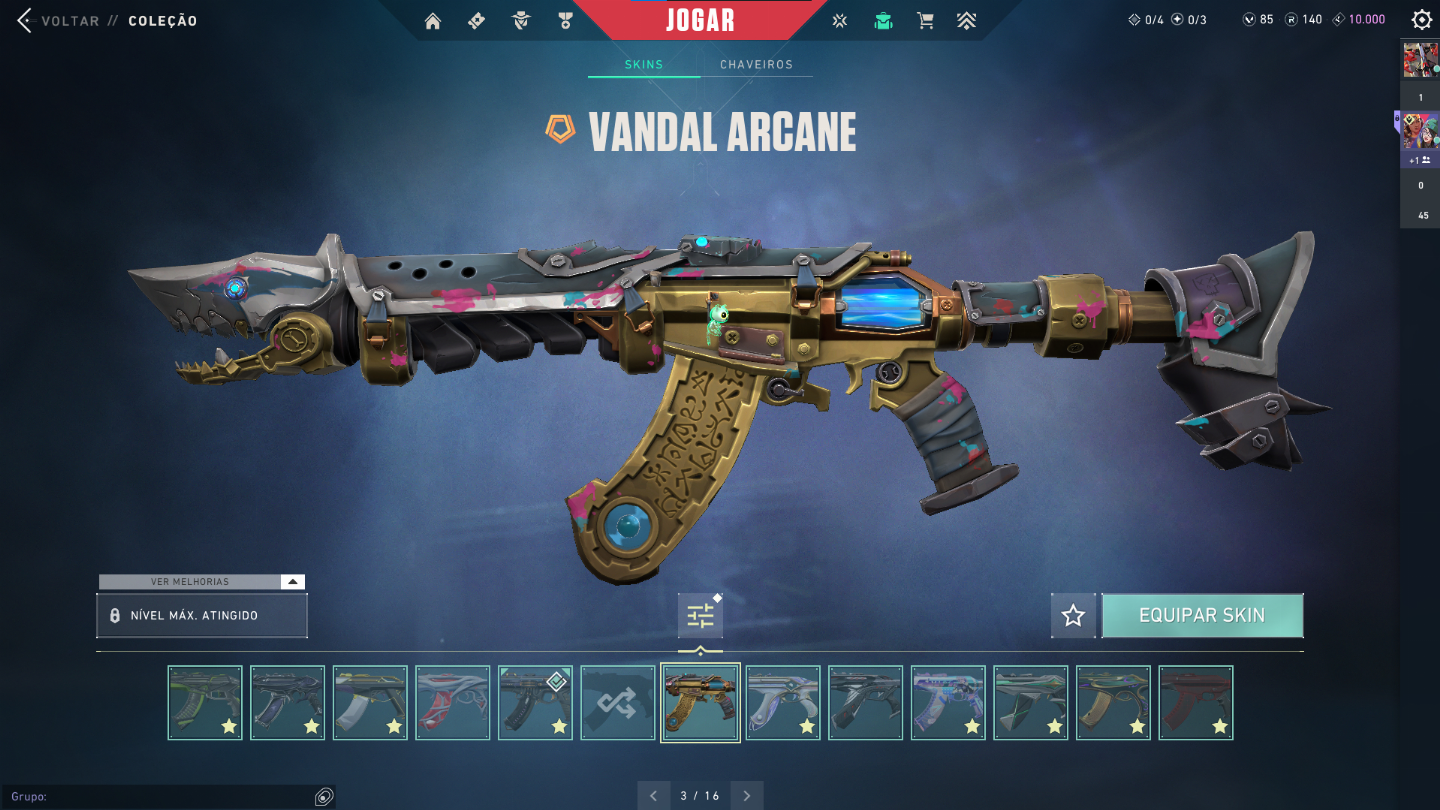 Conta Valorant VALOR NEGOCIÁVEL | Full acesso | R$ 4.000 gastos | Muita skin