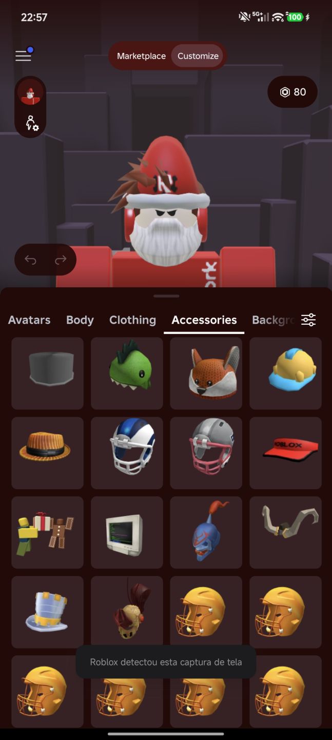 Conta de Roblox com redclockwork