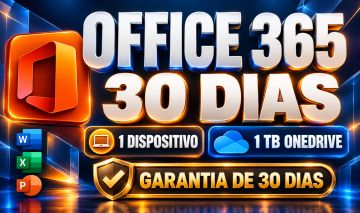 OFFICE 365 30 DIAS + 1TB ONEDRIVE | 1 DISPOSITIVO + ENTREGA AUTOMÁTICA + BRINDE