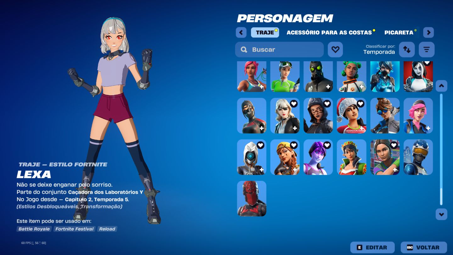 CONTA DE FORNITE COM VARIAS SKINS A VENDA