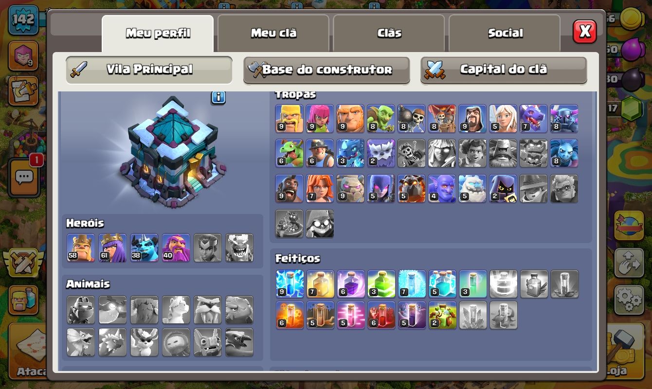CV13 RECENTE | CV12 FULL | 6 SKINS + PAISAGEM | TH13 NEW / TH12 MAXED