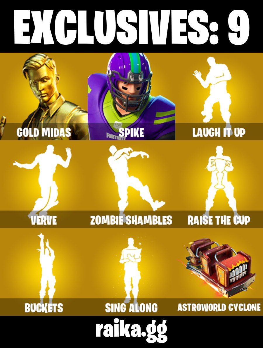 CONTA FORTNITE COM 98 SKINS GOLD MIDAS/STORM/SPIKE/JULES/VENOM/OCEAN/VERGE