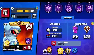 Brawl com full mestre 2024 e 2025 com vários pro e influencers add spray r35