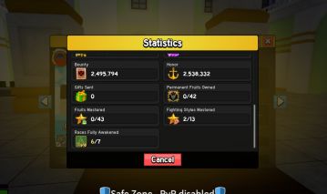 Blox Fruits | 6 de 7 Raças V4 + Sanguine | T-Rex equipada