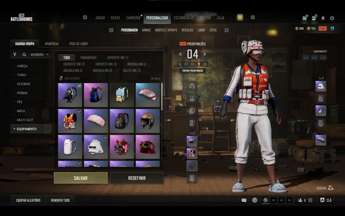 CONTA PUBG AUG NEON LEVEL 8 + CHROMA LARANJA , Glasya + Eve