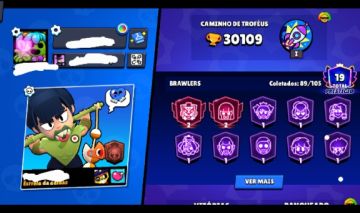 Conta de brawl 30k e várias skins de pass