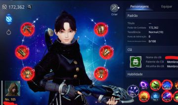 Conta Mir4 Arqueira Level 105