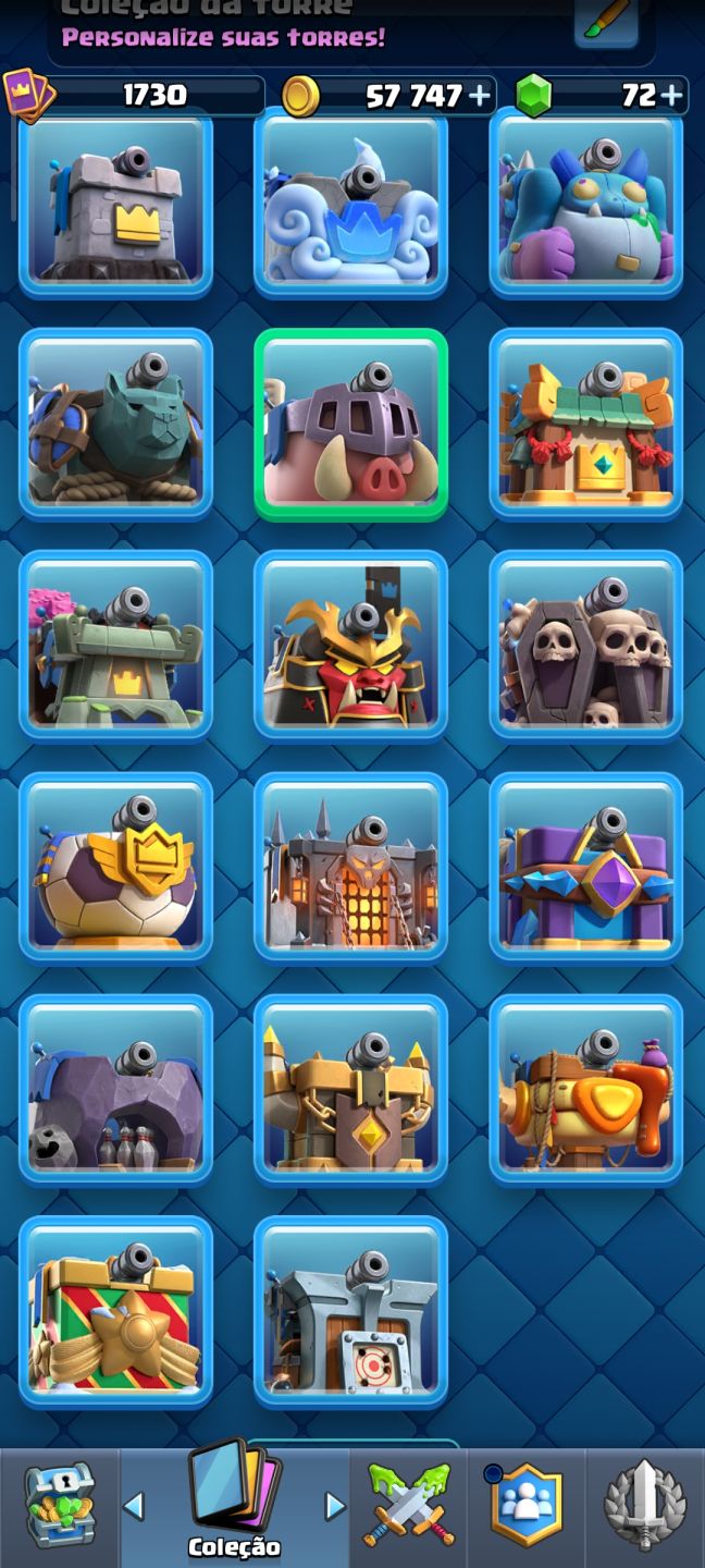CONTA BRABA DE CLASH ROYALE, FOCADA NO COMPETITIVO..