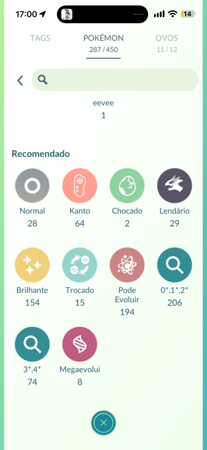 Conta Pokemon lvl 70 5milhoes de dust