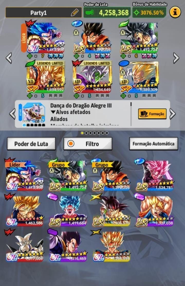 Continha top atualizada com novo Goku Birdku 1 ultra 6 LR eventos ativos