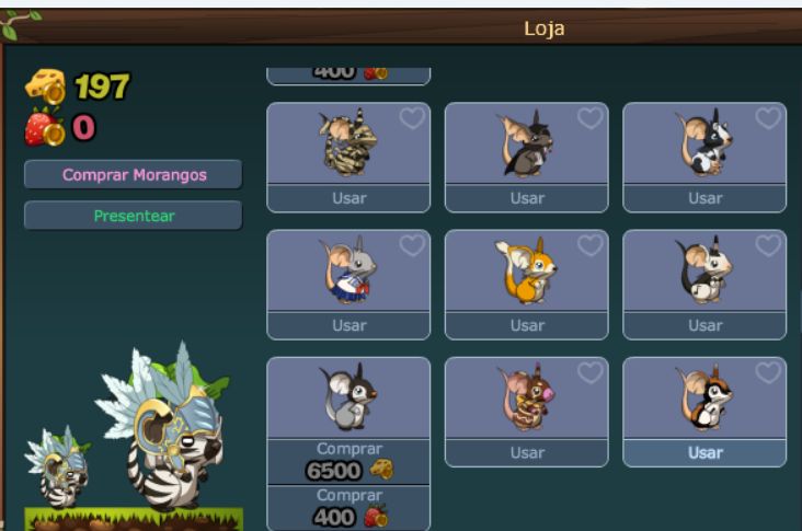 CONTA TRANSFORMICE CUSTO BENEFÍCIO 44 SKINS, ITEM 4001, LVL 114