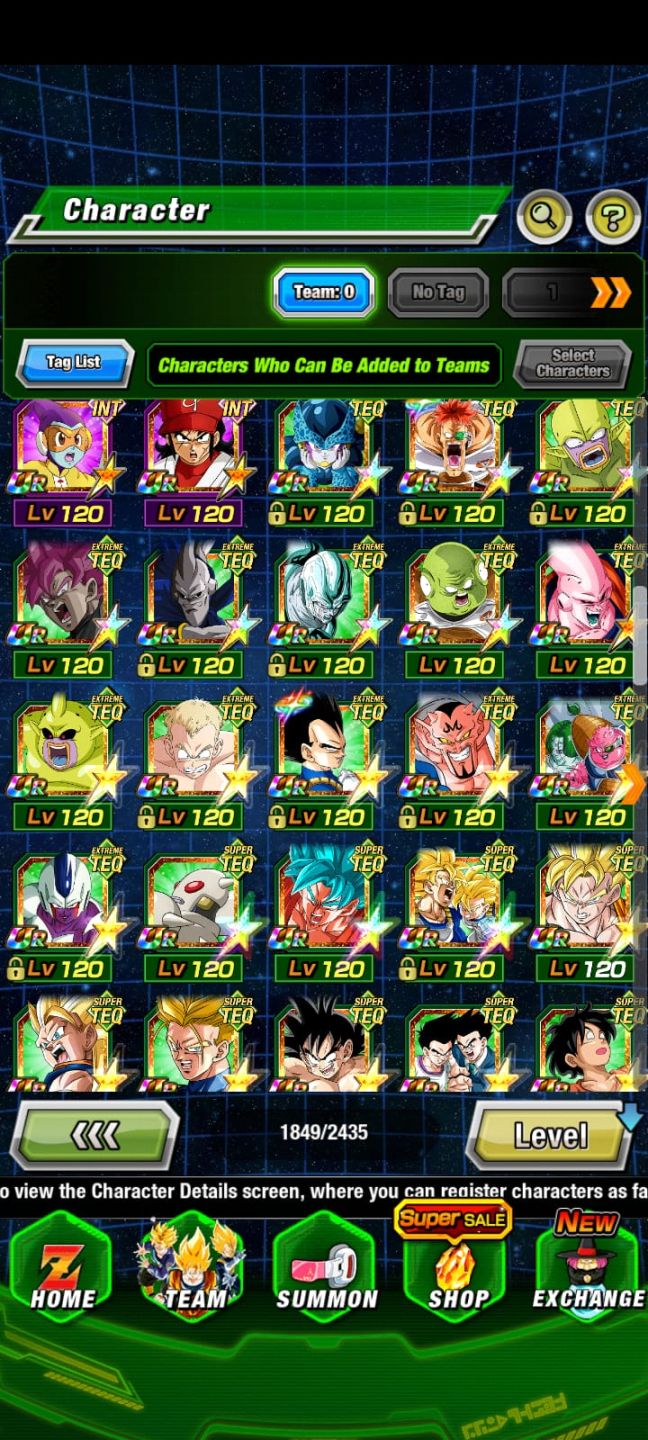 Conta Dokkan battle Avançada (GLOBAL)