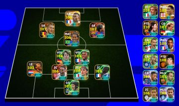 Conta efootebal, completa, vários jogadores meta