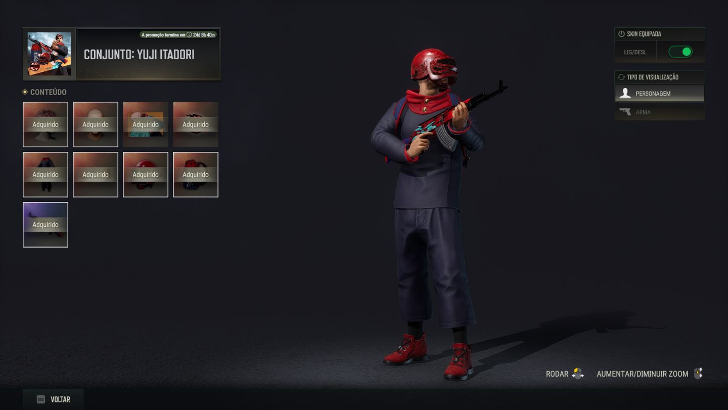 CONTA PUBG STEAM - BERYL SUKUNA LV3 + COMPETIDOR GALSYA LV1
