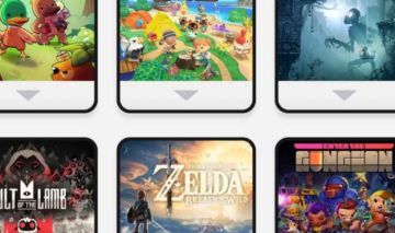 Conta nintendo com vários jogos