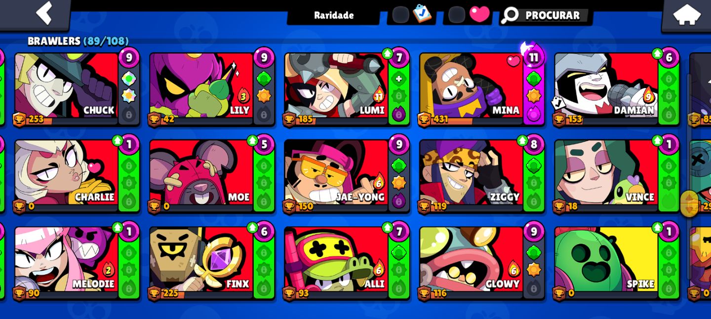 Conta de Brawl stars | 2023 | itens raros | Nori P1 em destaque