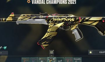 CONTA VALORANT COM VANDAL CHAMPIONS 21