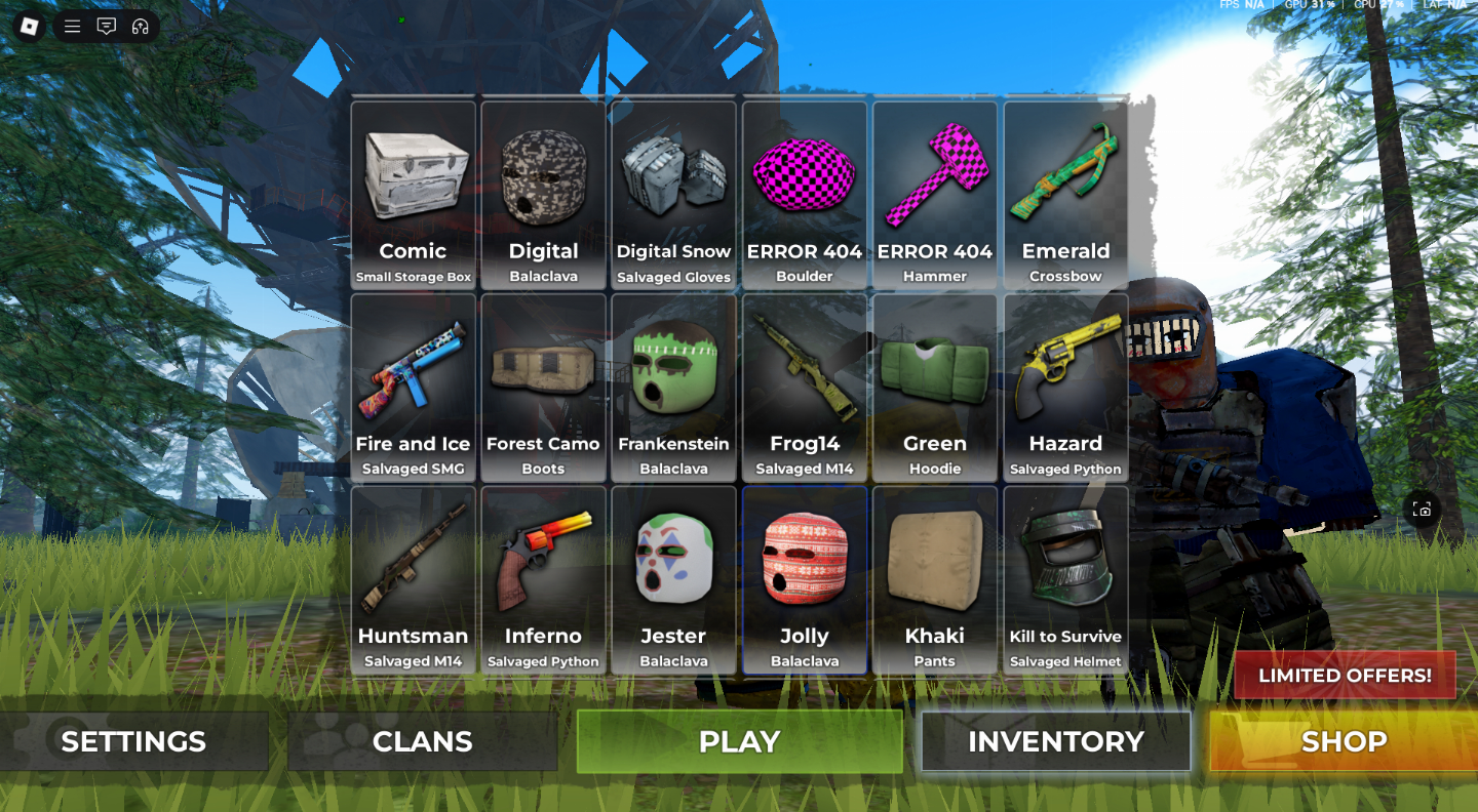 CONTA RARA FALLEN SURVIVAL + GAMEPASSES + BUNDLES EXCLUSIVAS!