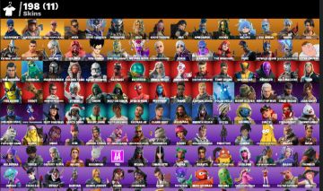 CONTA STW OG|198 SKINS|PASSE MARVEL|NEYMAR|LARA CROFT|EMOJIS ICONE|96 MAX STYLES