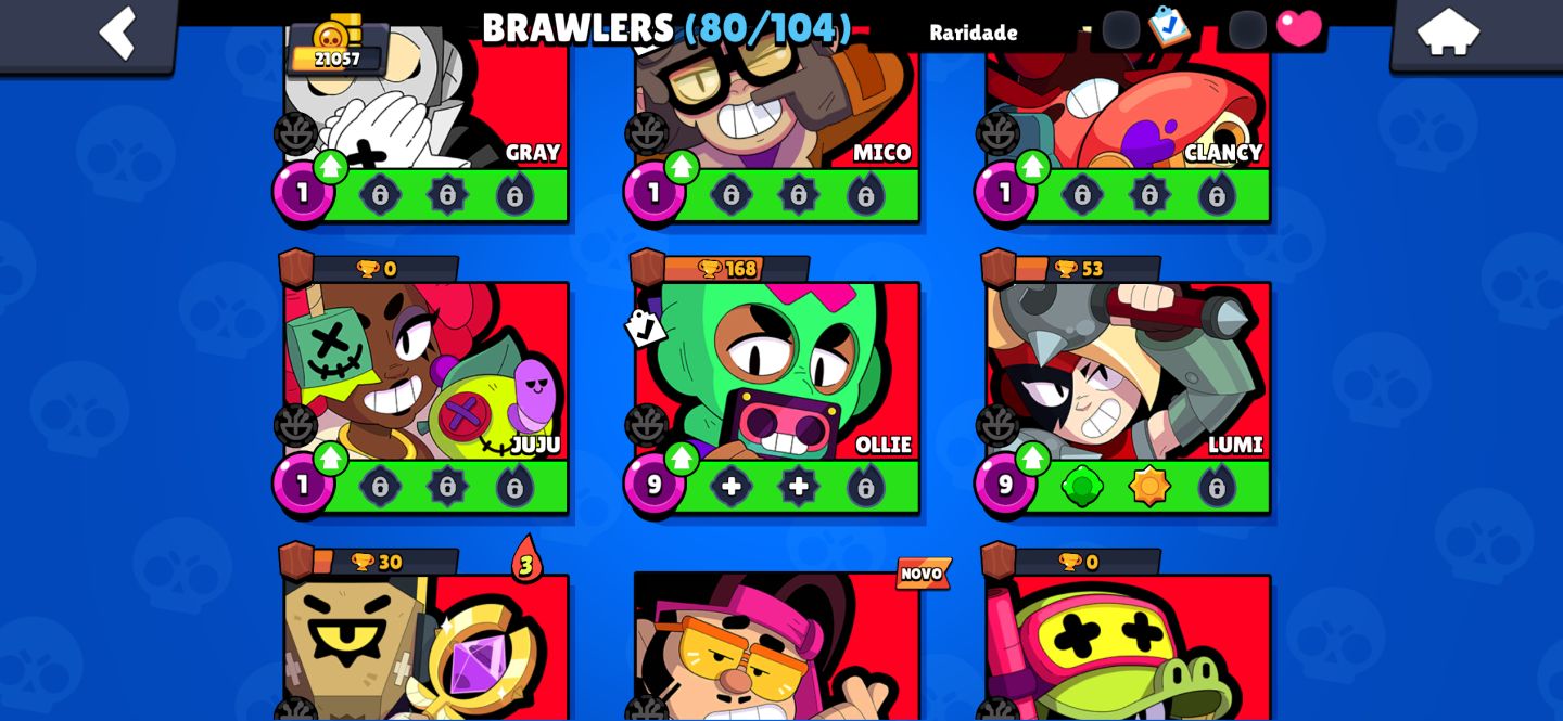 Conta de Braw com 21k de troféus e dois Passes e uma conta de clash arena 19