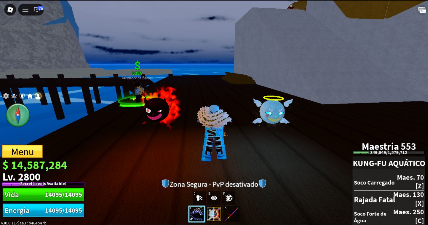Conta Blox Fruits com Spirit + 2.5M de Bounty e muito mais!