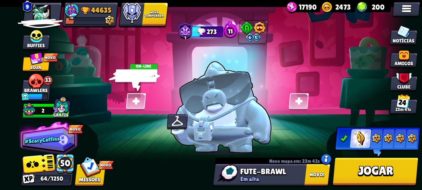 CONTA TOP BRAWL STARS | 44K+ TROFÉUS | 105 BRAWLERS | 19 Nível Máximo 11