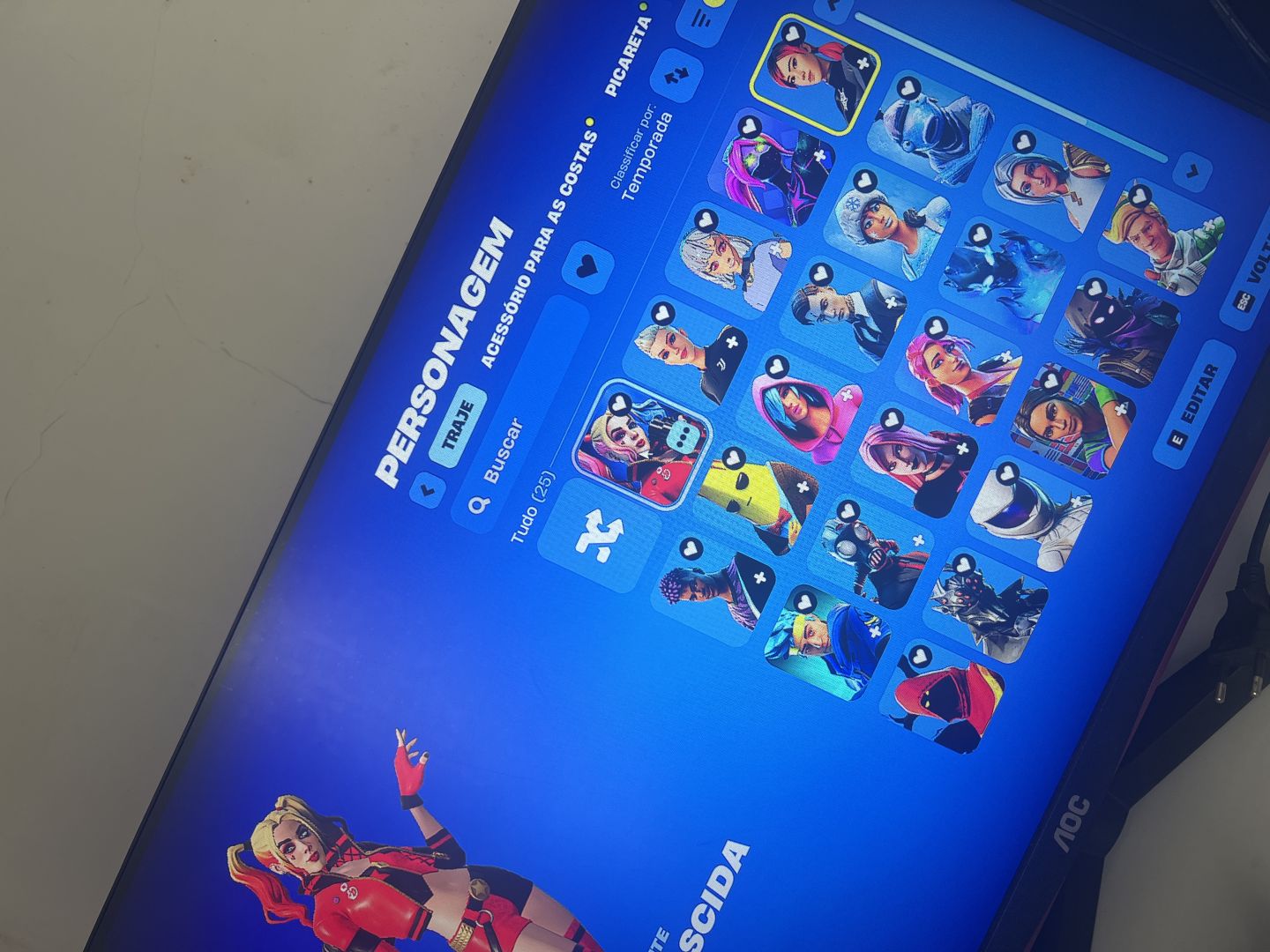 Conta fortnite único dono