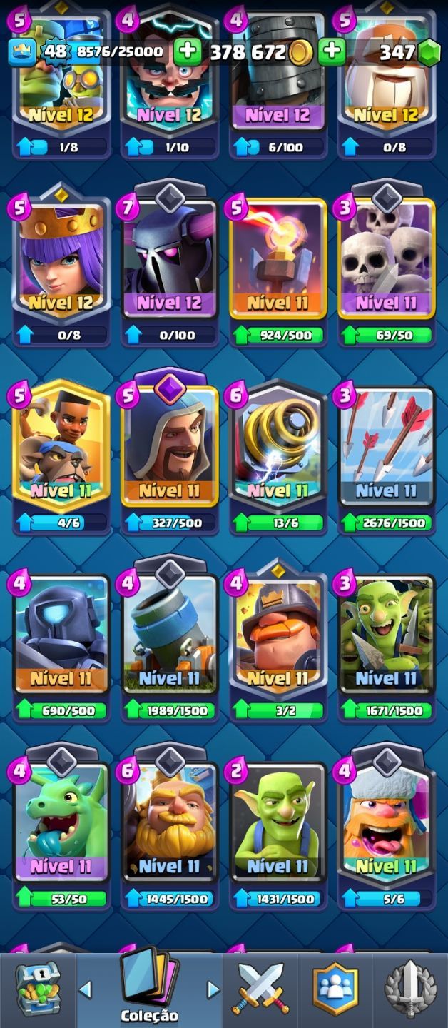 1 x Conta Clash Royale 9500 troféus