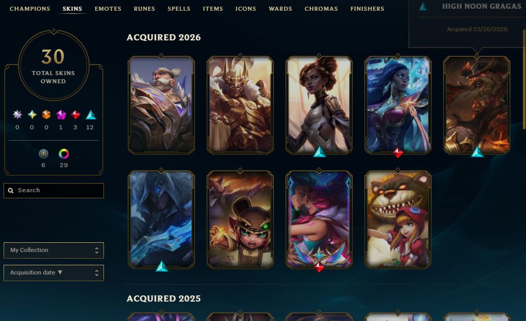 Conta LoL Main ADC