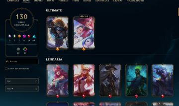 Lvl 158 | 130 skins | main fadas