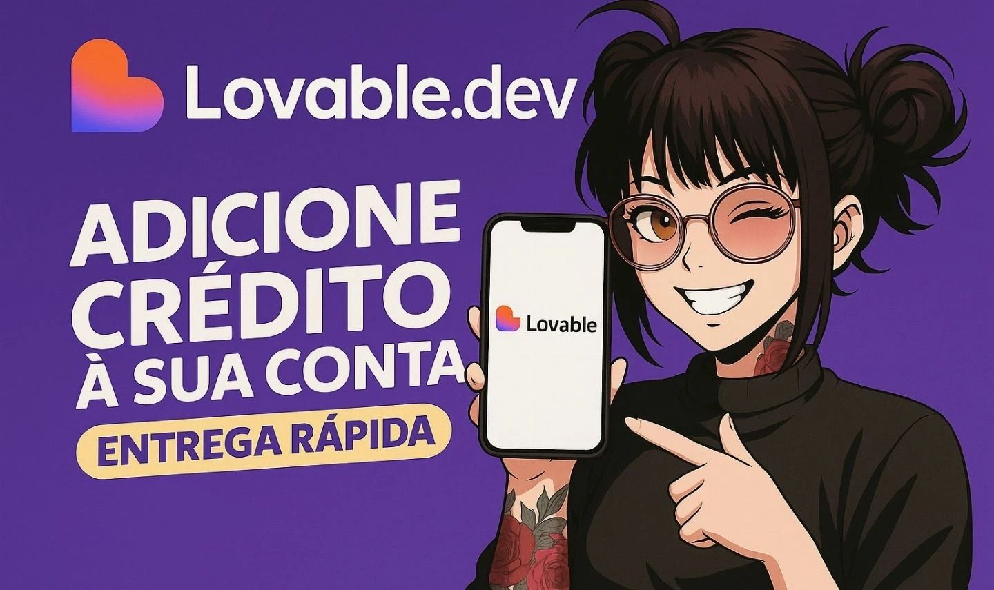 Lovable.dev - Recarga na sua conta