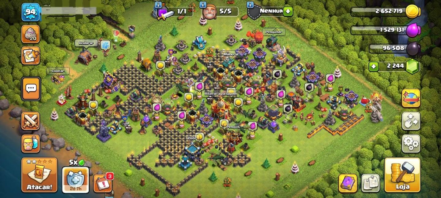 CONTAS CLASH OF CLANS 50% OFF | CV14 AO CV18 | OFERTA IMPERDÍVEL