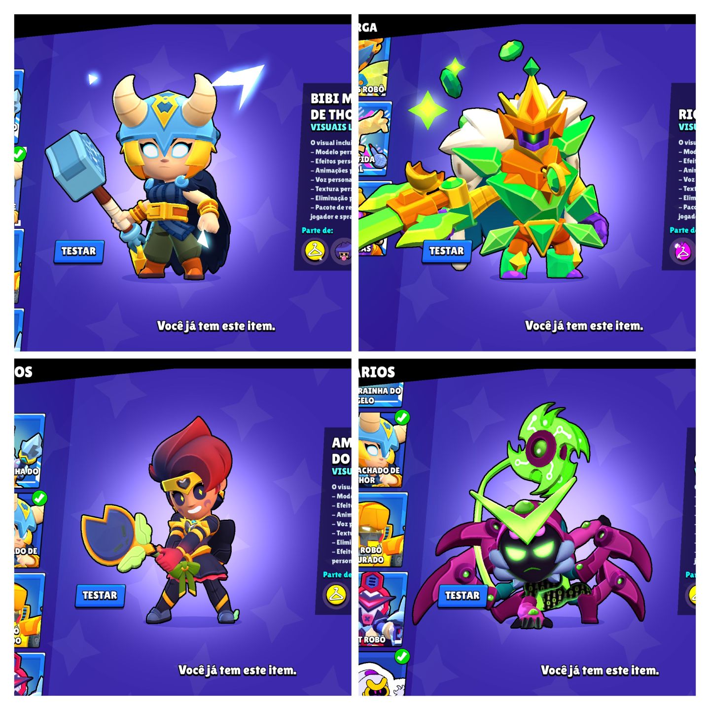 CONTA BRAW 44K | 107 BRAWLERS DESBLOQUEADOS| + DE 320 SKINS E MUITAS EXCLUSIVAS