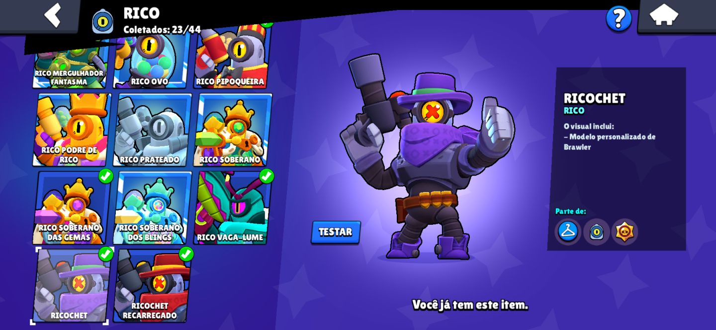 Conta de Brawl Stars