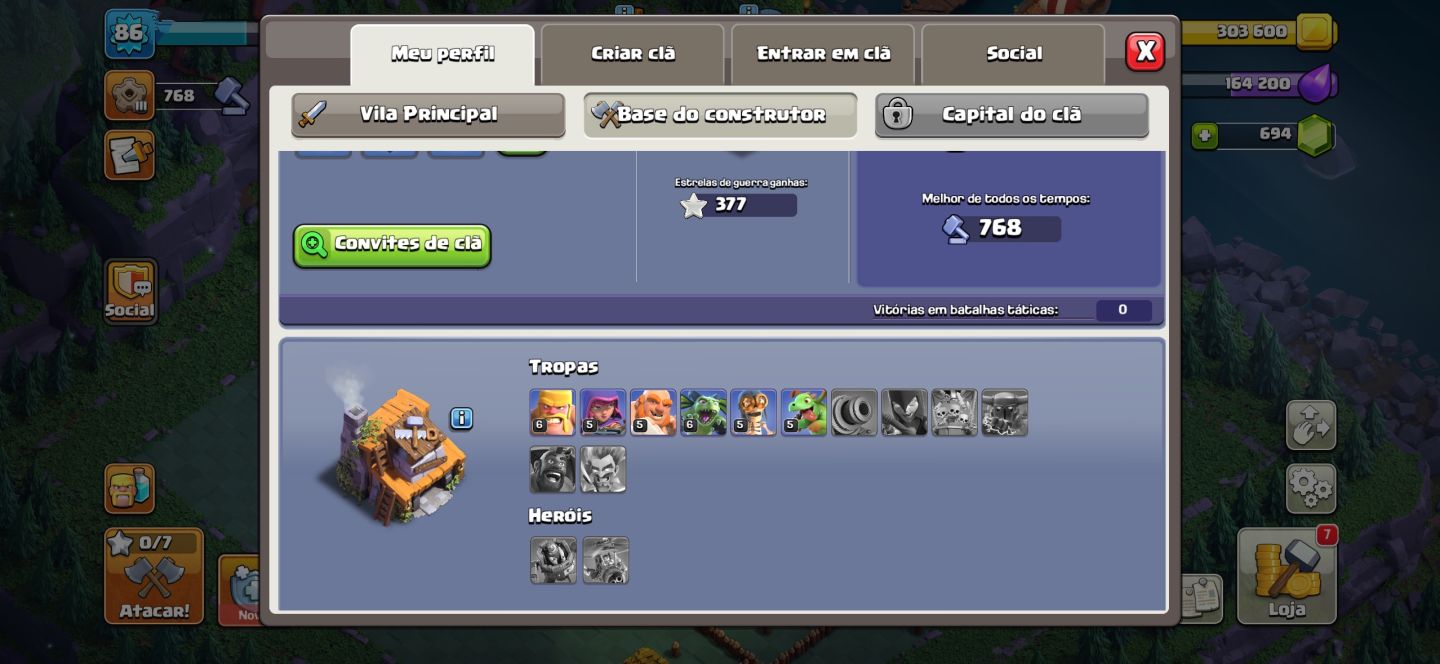 Contas Clash Of Clans Cv 12 Bem Upada | Full Acesso