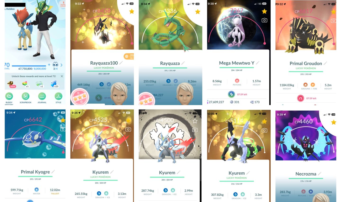 POKEMON GO CONTA LVL 70